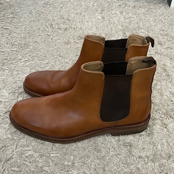 ASOS Cognac/Tan Chelsea Boots Size 12 - Picture 5 of 8